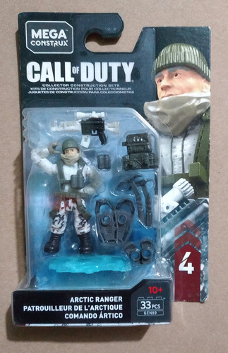 Mega Construx Call Of Duty Comando Ártico Serie 4 (Usado)