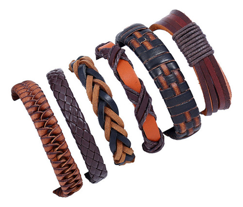 Pulsera De Cuero Trenzado