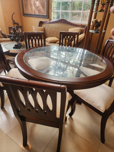 Imagen 5 de 5 de Comedor Caoba 6 Sillas