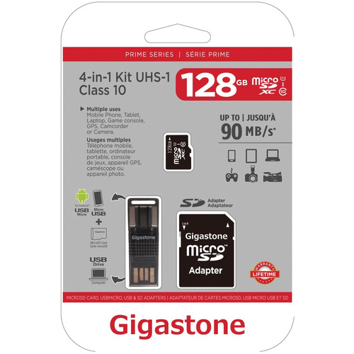 Gigastone Gs-4in1600x128gb-r De La Primer Serie De La