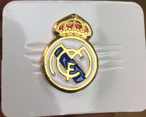 Real Madrid Pin Metalico Dorado Real Madrid Club De Futbol