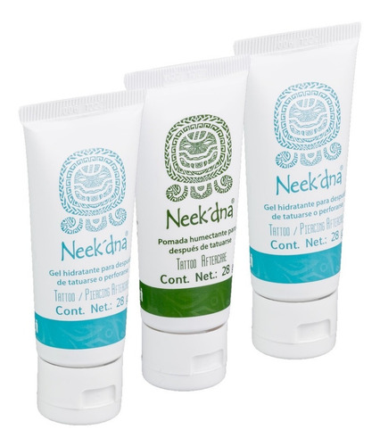 2 Piercing Aftercare + 1 Tattoo Aftercare Neek'dna Kit 3 Pzs