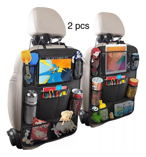 Organizador Para Asiento Trasero Para Auto Universal 2 Pzs