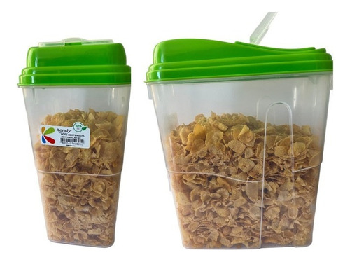 Contenedor  Para Cereal Y Alimentos   2.8 Litros   Con Tapa
