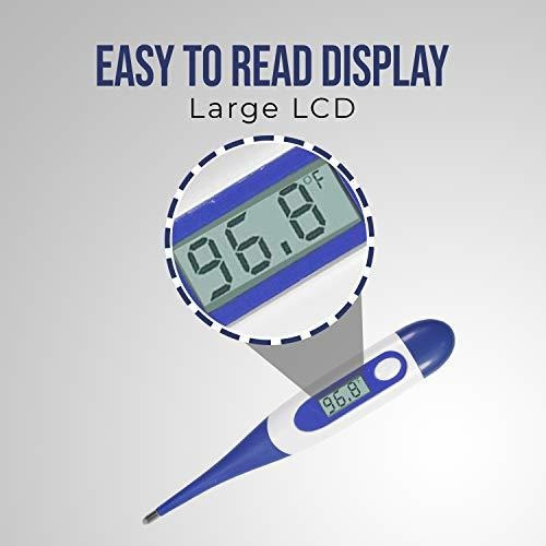 Imagen 6 de 9 de Termómetro Digital De Temperatura Corporal Lcd Con Lectur