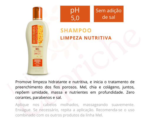 Kit Mel 4 Produtos Bio Extratus - 250ml