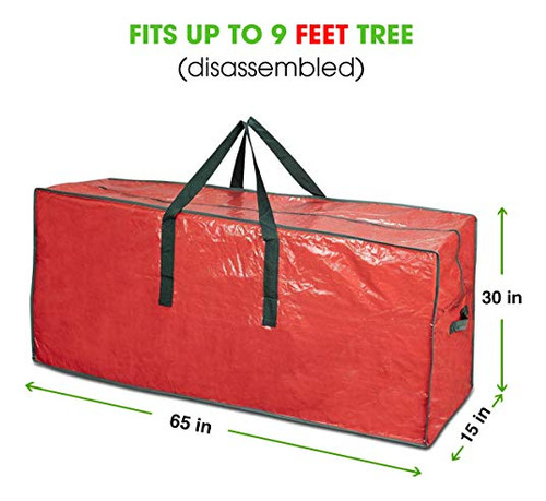 Bolsa Almacenamiento Árbol Navidad 165 X 38 X 76 Cm