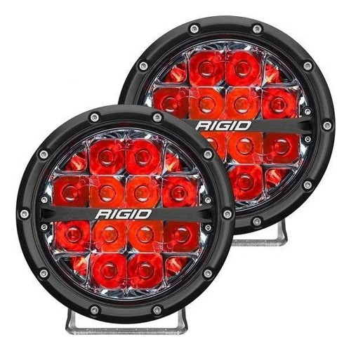 Par De Faros Dually Redondo Rigid 6 Pulgadas Series 360