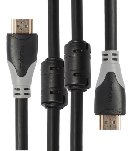 Cabo Hdmi 1.4 Full Hd 5m Tv Pc Bluray Video Game Som Imagem