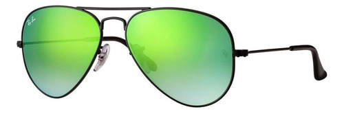 Ray Ban Rb3025 002/4j Aviator Verde Espejo Degradado Negro