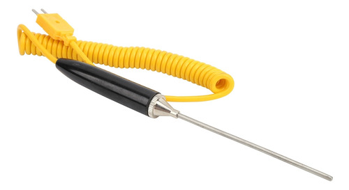 Imagen 10 de 10 de Temperatura Portátil De La Sonda De Termopar Tipo K De 3x100