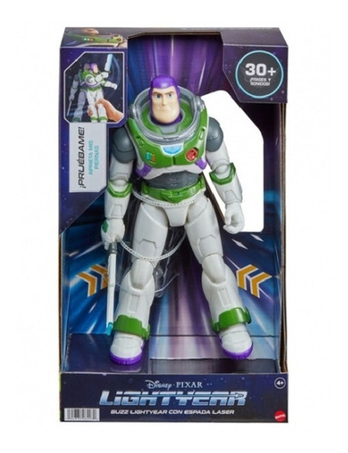 Disney Pixar Lightyear Figura Buzz Laser Blade 30 Cm Mattel