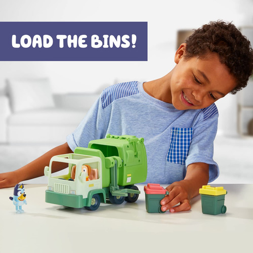 Camión De Basura Juguete Bluey Friccion Niños Navidad