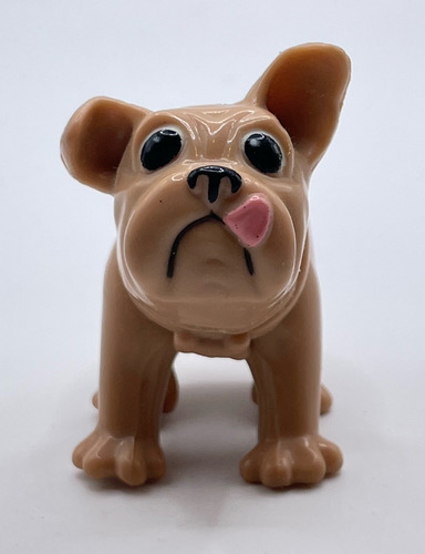 Figura De Perrito Perro Bulldog Pug Mascota De Barbie 5cms (Usado)