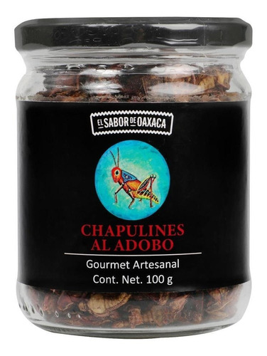 Chapulines Al Adobo El Sabor De Oaxaca 100g Ipg