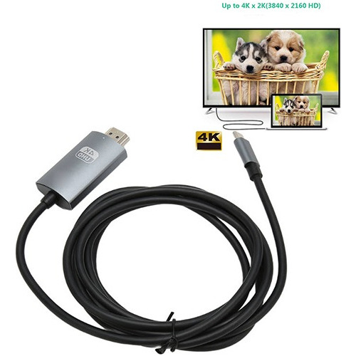 Cable Tipo C Hdmi Hd Sin Universal Interfaz Multimedia