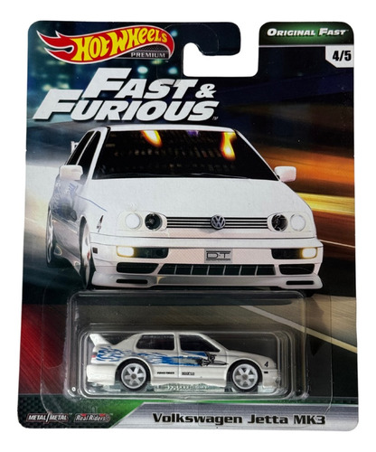 Hot Wheels Rapidos Y Furiosos Volkswagen Jetta Mk3 Blanco