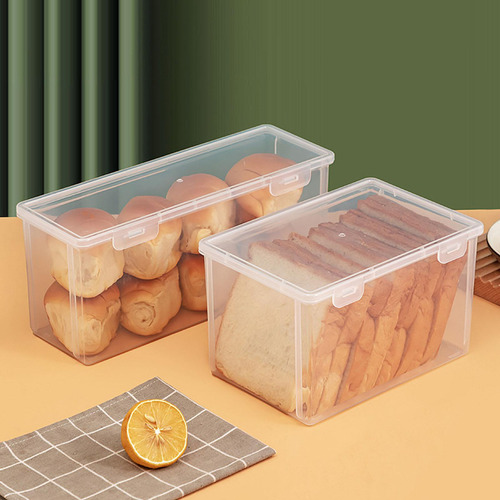 Caja De Pan Transparente Muffins Soporte De 21,3x14,7x12,7cm