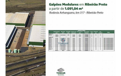 Galpão Modular Para Locação, Condomínio Fechado, Jardim Salgado Filho, Ribeirão Preto. - Ga0649