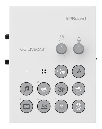 Interface De Áudio Roland Go Live Cast Cor Branco
