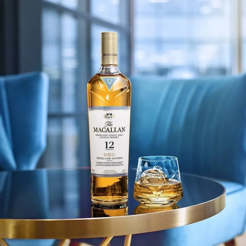 Imagen 4 de 10 de Whisky The Macallan 12 Años Triple Cask + 2 Vasos Cuotas