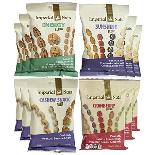 Imperial Nueces Grab & Go Bocado De La Tuerca De Mano (12 Pk