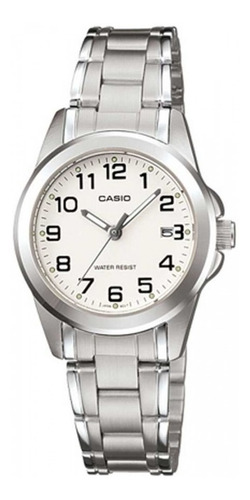 Reloj Casio Dama Ltp 1215 Fechador Acero Inoxidable Cristal