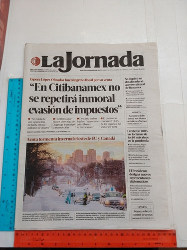 Periódico La Jornada N 13467 Enero 2022