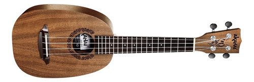 Ukulele Akahai Akp-24 Acustico Pineapple Tobacco - Ronsani