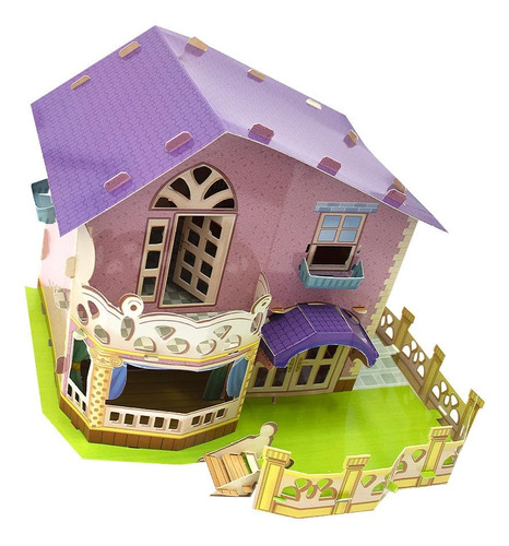 Livro Brinquedo Casinha 3d - Monte A Sua Casa De Bonecas