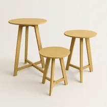 Comprar Kit Festa Trio Mesas Cone Modernas Reforçada 80cm Lançamento