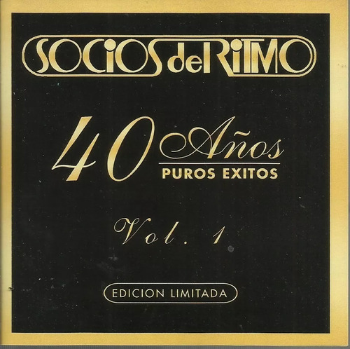 Socios Del Ritmo 40 Años Vol 1 | Cd Música Nueva 