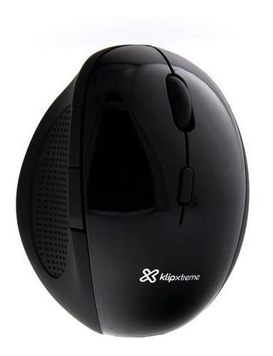 Imagen 2 de 4 de Mouse Ergonómico Klip Xtreme Kmw-500bk Inalámbrico