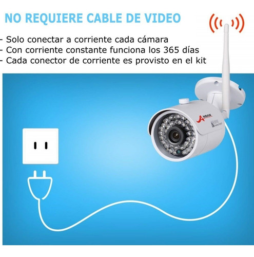 Kit 8 Cámaras Seguridad Wifi 1080p Full Hd Disco 2tb Matko