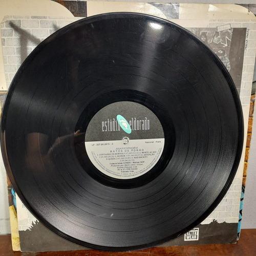Imagem 6 de 8 de Vinil Lp Ratos De Porão Anarkophobia Com Encarte Bom Estado