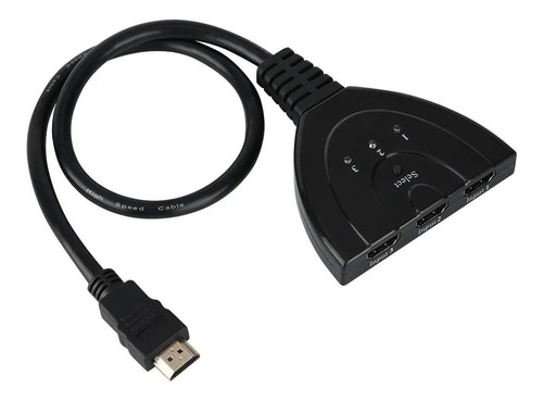 Imagen 2 de 6 de Splitter Hdmi 1080p 3 En 1 Divisor De Señal Hdmi Lcd Led