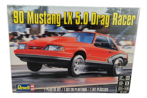 90 Mustang Lx 5.0 Drag Racer 1/25 Revell