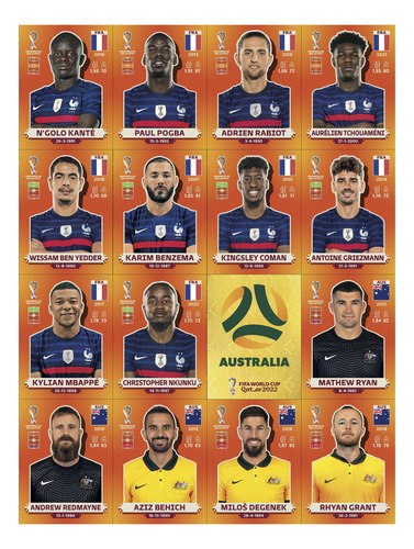 Álbum + Figuritas Mundial Qatar 2022 (digital) Imprimir Pdf