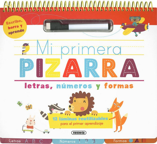 Mi Primera Pizarra De Letras, Numeros Y Formas - Susaeta,...