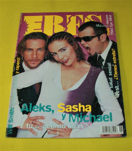 Sasha Sokol Aleks Syntek Revista Eres 1997 Thalia Ely Guerra