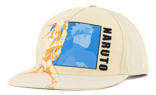 Gorra Unisex Naruto Original Action Beige Ajustable