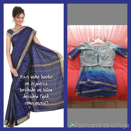 Sari Vestido Típico De Las Mujeres De India (Usado)