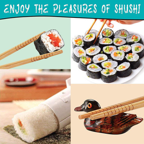 Sushi Making Kit, 22 In 1 Sushi Roller Maker Bazooker Kit...