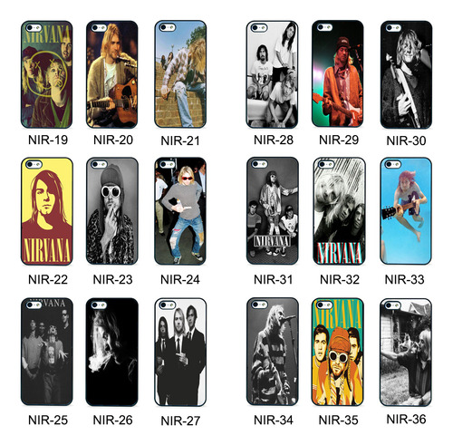 Funda Personalizada Nirvana Para Tecno Spark Pova Infinix Negro Infinix Note 40 4g