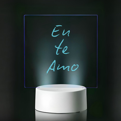 Luminária De Escrever 3d Led Lousa 7 Cores 7 Cores Touch