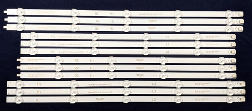 Dt Kit Leds Compatible Con 47ln549e (12tiras) - Aluminio,