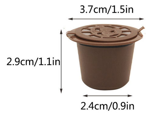 Cápsulas De Café Reutilizables Y Recargables, 6 Unidades, Co