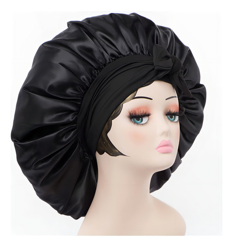 Cap De Satn De Seda, Cap De Cabello De Tamao Jumbo Para Dorm