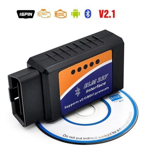 Imagen 1 de 1 de Scanner Automotriz Elm327 Bluetooth Obd2 V2.1