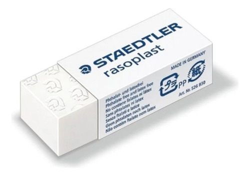 Goma De Borrar Staedtler Rasoplast Blanca